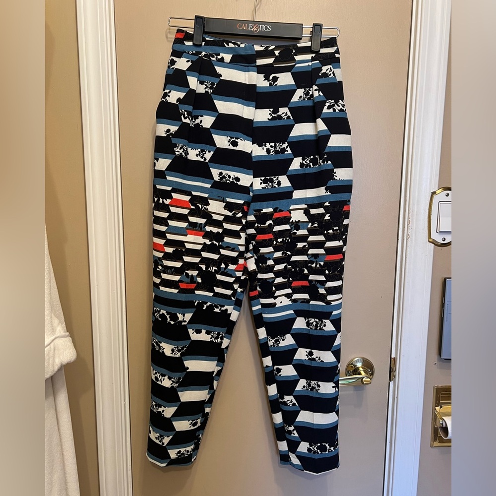 Topshop Multicolor Geometric Pants